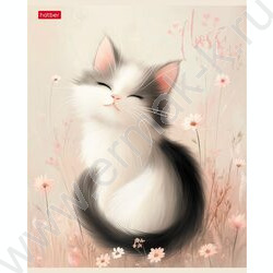 Тетрадь  48л клетка "Flossy" /ламинация Soft-touch/ 5видов NEW | Фото 1
