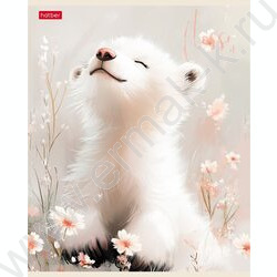 Тетрадь  48л клетка "Flossy" /ламинация Soft-touch/ 5видов NEW | Фото 4