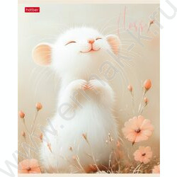 Тетрадь  48л клетка "Flossy" /ламинация Soft-touch/ 5видов NEW | Фото 5
