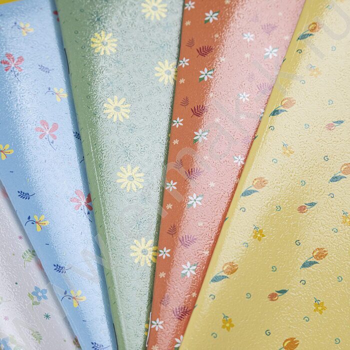 Тетрадь  48л клетка "Цветочный орнамент" /тиснение/ 5видов | Фото 8