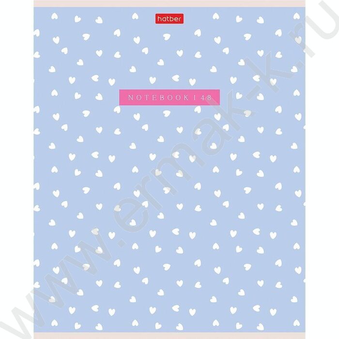 Тетрадь  48л клетка "LOVE IS,,," /тиснение/ 5видов | Фото 2