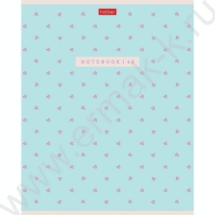 Тетрадь  48л клетка "LOVE IS,,," /тиснение/ 5видов | Фото 4