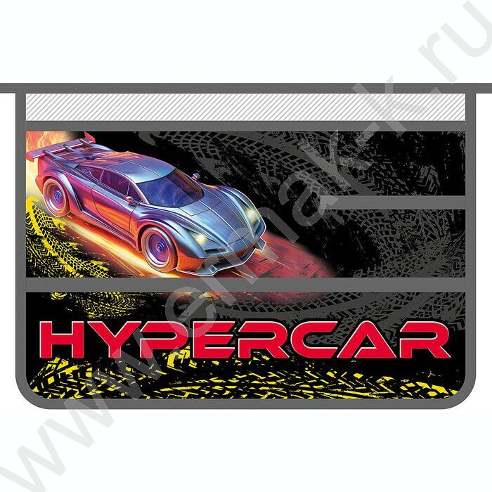 Папка д/труда А4 пластик молния сверху На пределе скорости | Фото 1