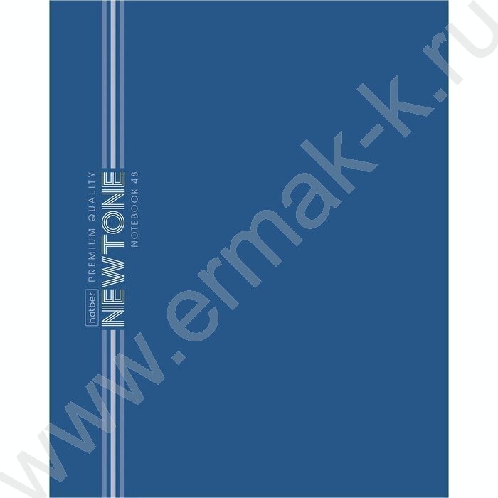 Тетрадь  48л линейка "NEWtone PASTEL Чернильное небо" /ламинация Soft-touch/ | Фото 1
