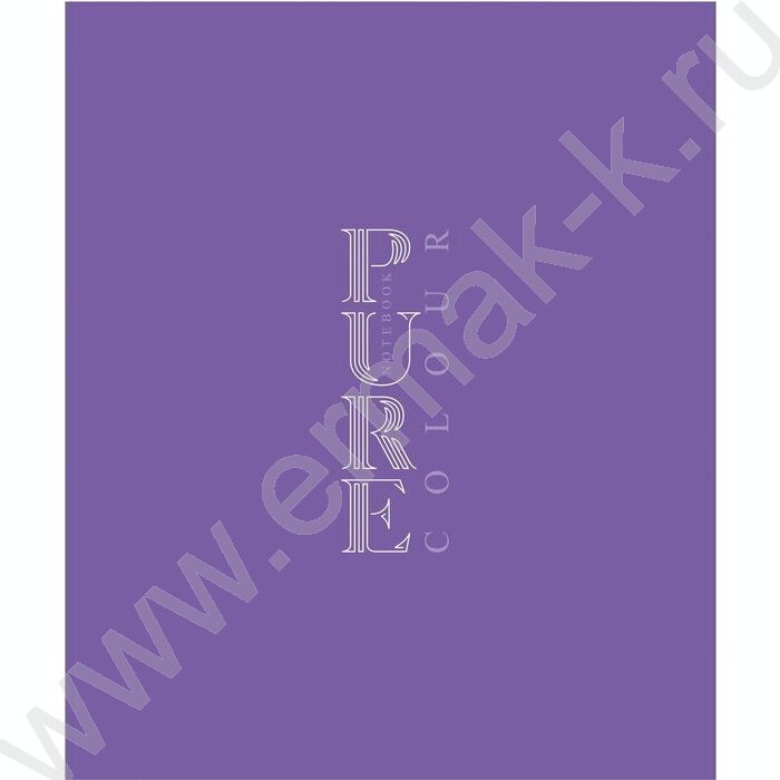 Тетрадь  48л клетка "PUREcolour" 5видов | Фото 2
