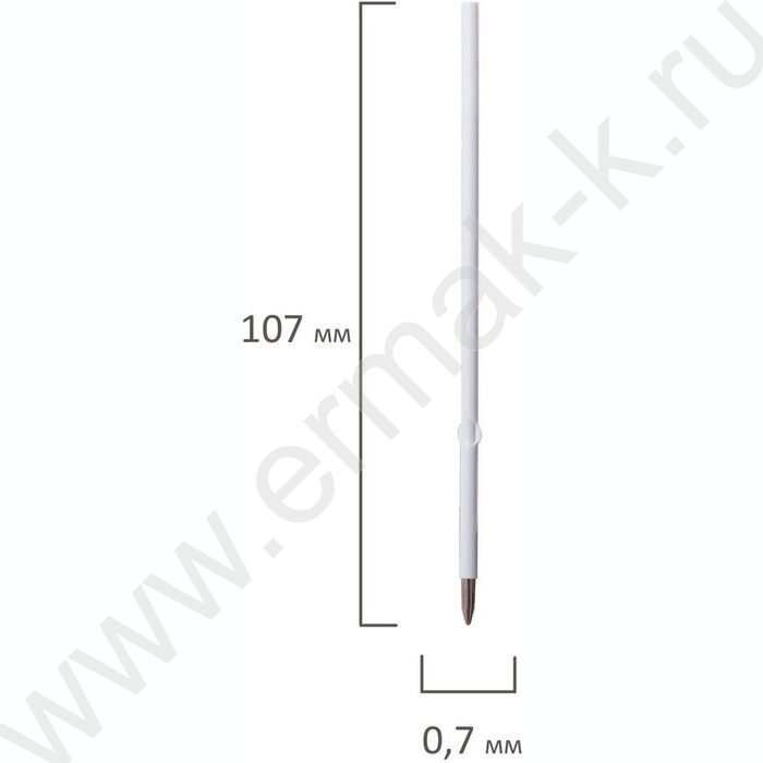 Стержень шар 107мм синий, с ушками /0,7мм | Фото 4