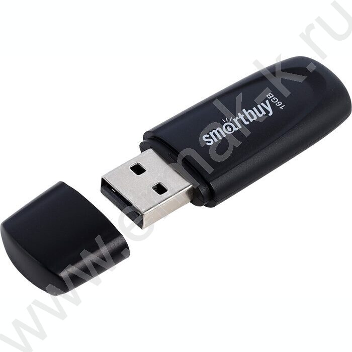Съемный носитель информации 16GB USB Flash Drive <USB 2.0> черный "Scout" | Фото 3