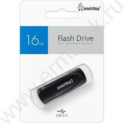 Съемный носитель информации 16GB USB Flash Drive <USB 2.0> черный "Scout" NEW | Фото 4