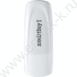 Съемный носитель информации  8GB USB Flash Drive <USB 2.0> белый "Scout" NEW | Фото 1
