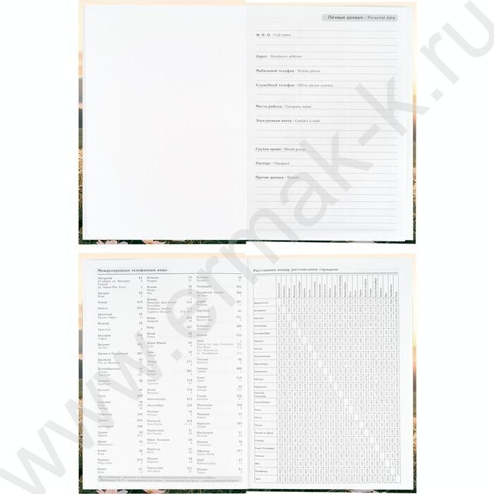 Ежедневник н/дат А5 128л Природное умиротворение-2 /тв.обл.,глянц.ламин/ | Фото 3