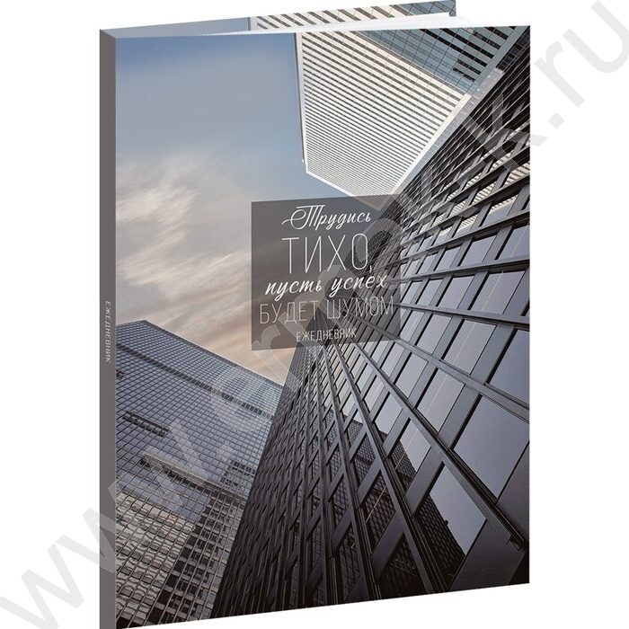 Ежедневник н/дат А5 128л Трудись тихо /тв.обл.,глянц.ламин/ | Фото 1