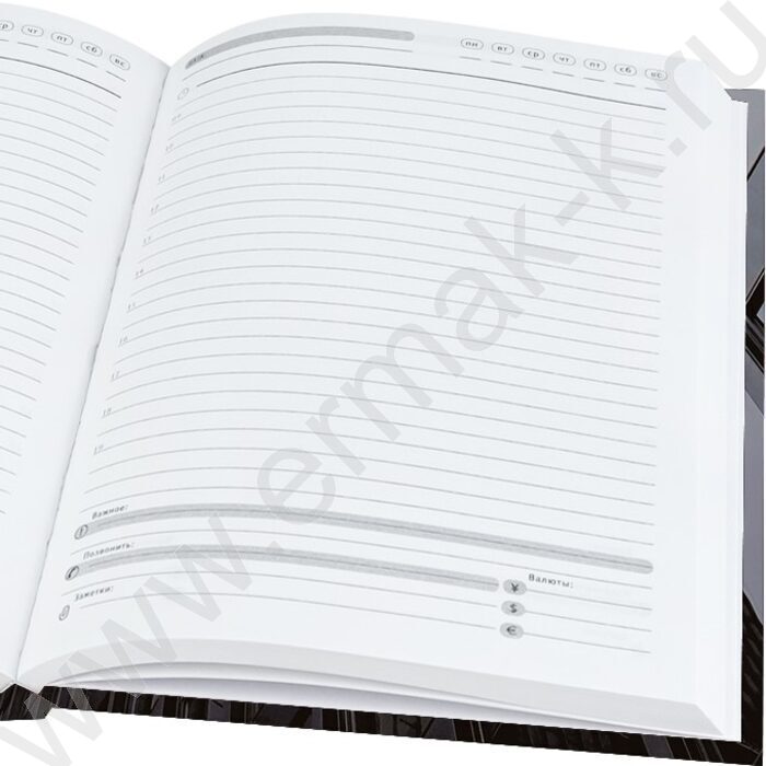 Ежедневник н/дат А5 128л Трудись тихо /тв.обл.,глянц.ламин/ | Фото 5