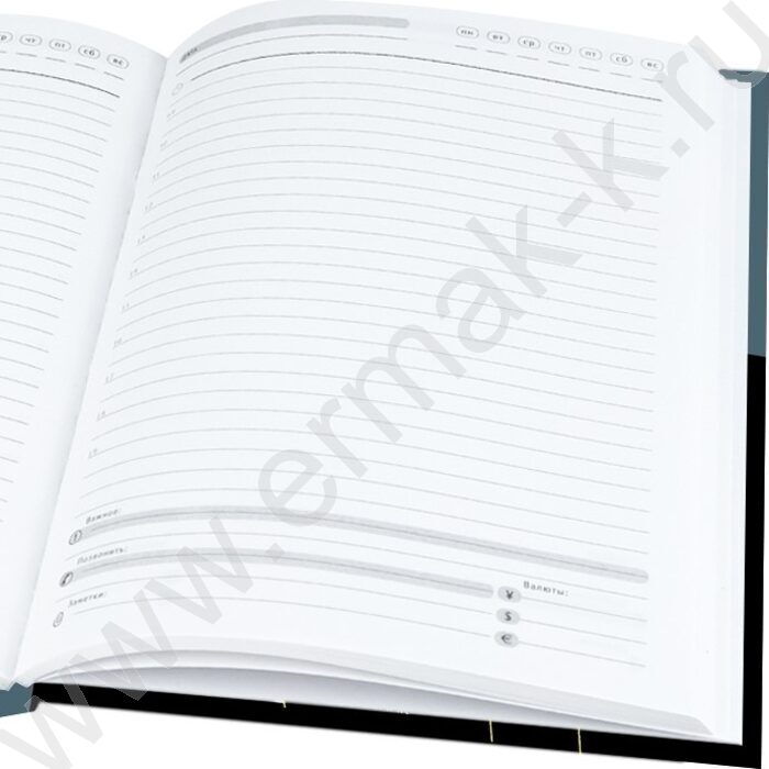 Ежедневник н/дат А5  80л Космический минимализм /тв.обл.,софт-тач+выб.лак/ | Фото 5