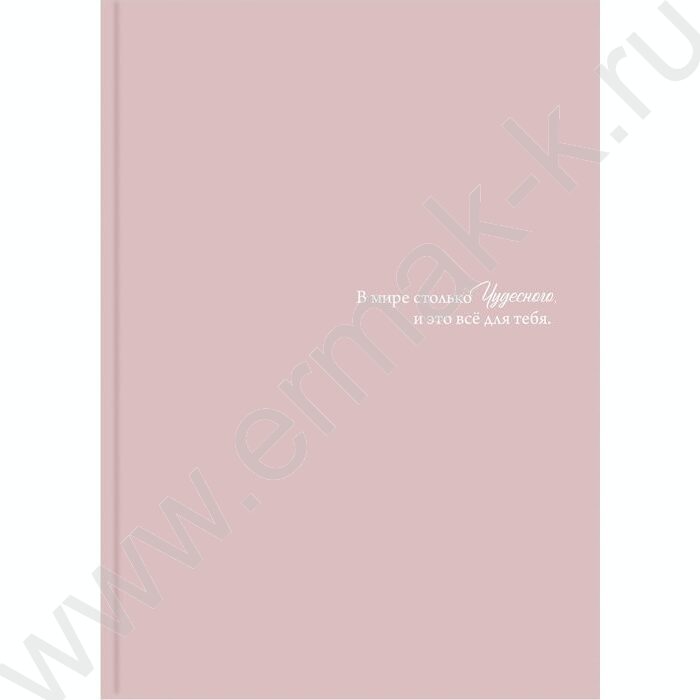 Ежедневник н/дат А5 128л Пастельный розовый /тв.обл.,софт-тач/ | Фото 2