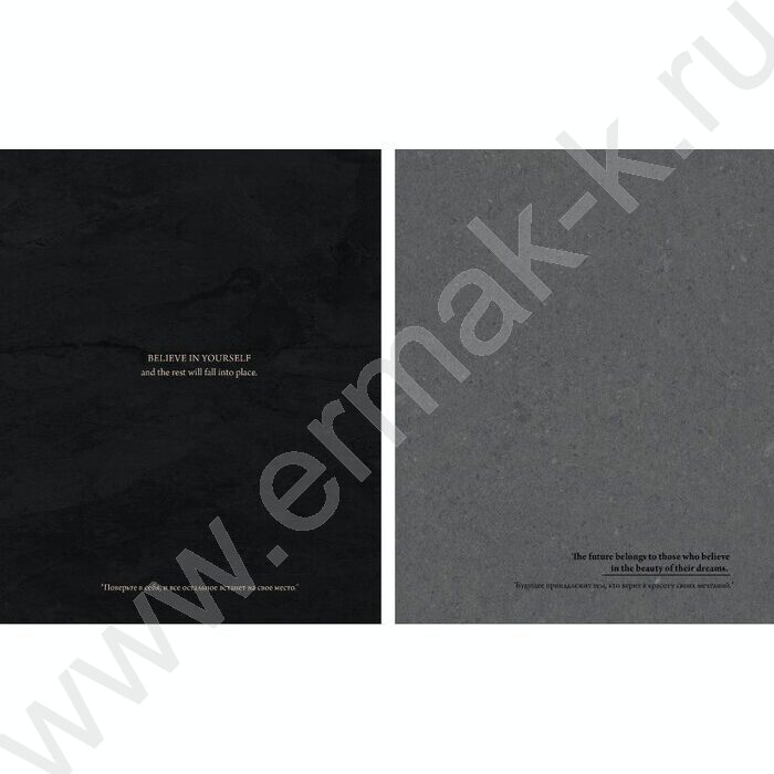 Тетрадь  96л А4 клетка/спираль "Минимализм и фразы-3" /софт-тач/ | Фото 1