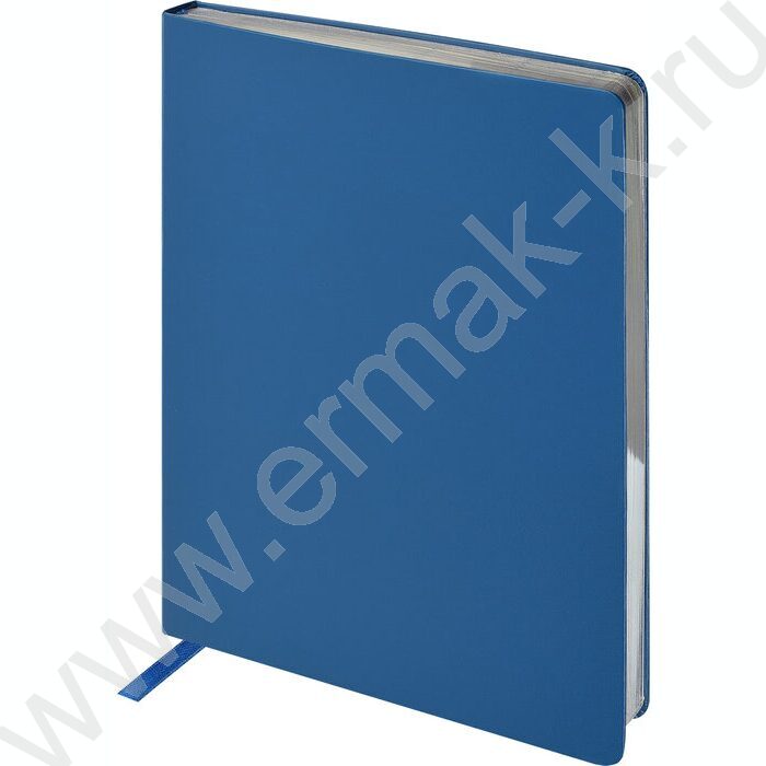 Ежедневник н/дат А4 160л Megapolis синий,70 г/кв.м, бежевая бумага | Фото 1