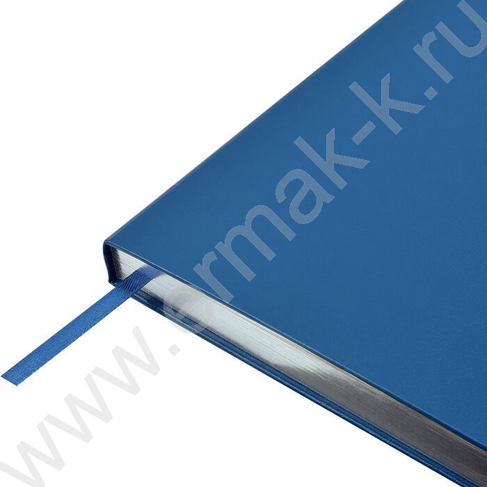 Ежедневник н/дат А4 160л Megapolis синий,70 г/кв.м, бежевая бумага | Фото 4