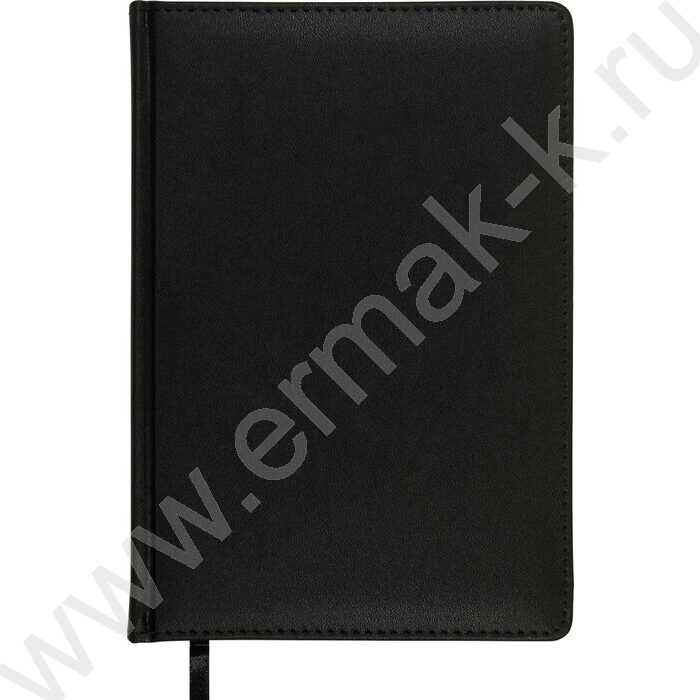 Ежедневник н/дат А5 128л Classic чёрный /ляссе/блок линейка | Фото 2