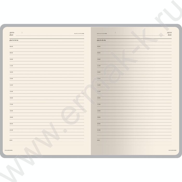 Ежедневник н/дат А5 128л Classic чёрный /ляссе/блок линейка | Фото 3