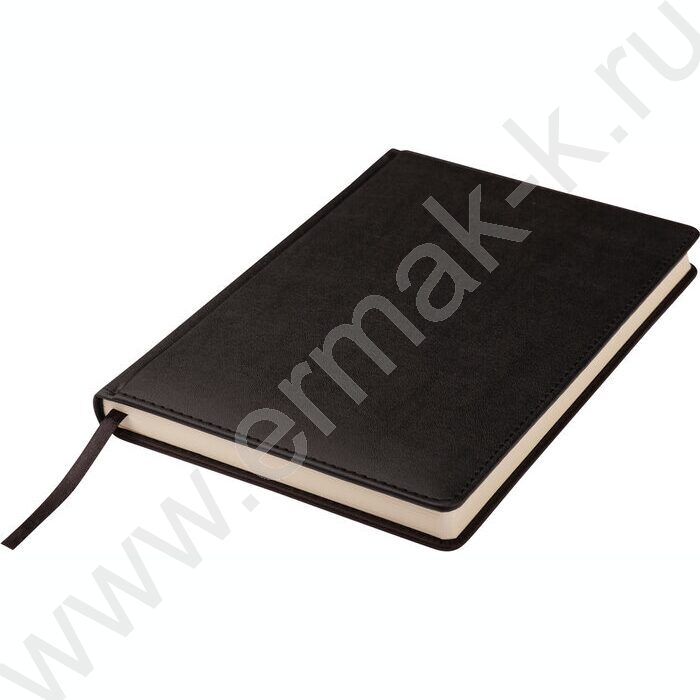 Ежедневник н/дат А5 128л Classic чёрный /ляссе/блок линейка | Фото 5