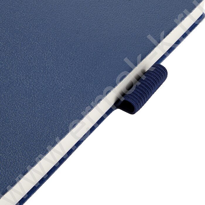 Ежедневник н/дат А5 128л Grand темно-синий,ляссе:два в цвет обложки,линейка | Фото 5