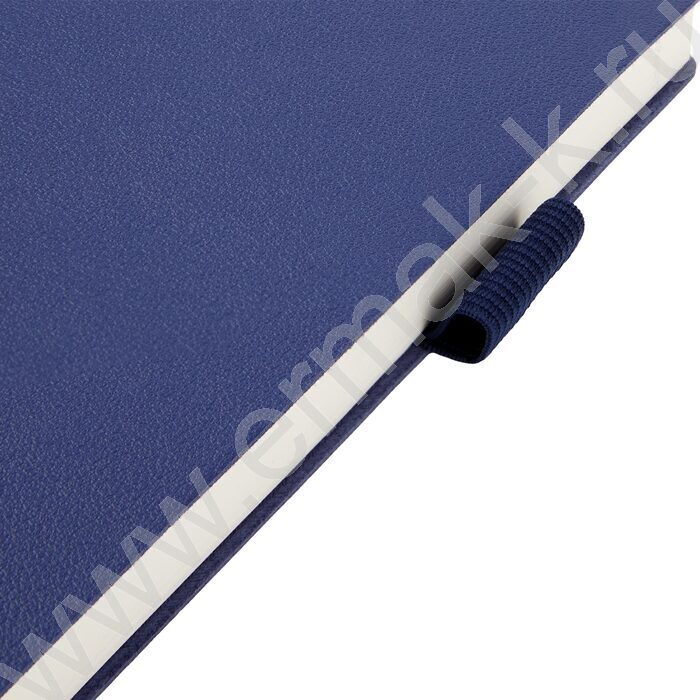 Ежедневник н/дат А5 128л Grand синий,ляссе:два в цвет обложки,линейка | Фото 5