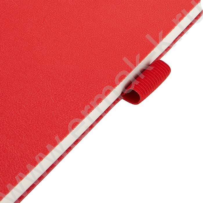 Ежедневник н/дат А5 128л Grand красный,ляссе:два в цвет обложки,линейка | Фото 7