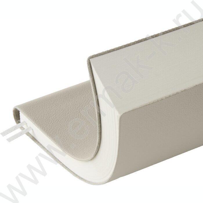 Ежедневник н/дат А5 128л Grand серый,ляссе:два в цвет обложки,линейка | Фото 4