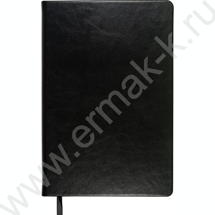 Ежедневник н/дат А5 136л Megapolis Nebraska черный,обрез блока:золотой,ляссе,линейка | Фото 2