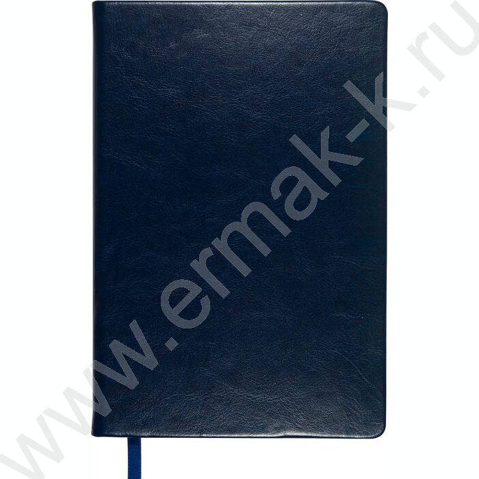 Ежедневник н/дат А5 136л Megapolis Nebraska синий,обрез блока:золотой,ляссе,линейка | Фото 2