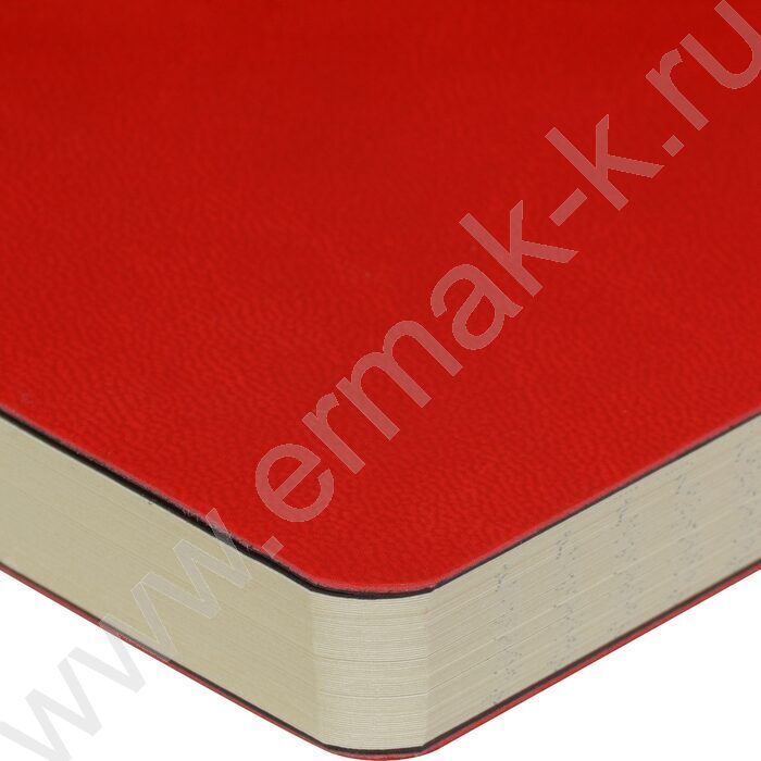 Ежедневник н/дат А5 136л Megapolis Velvet Flex красный,искус.кожа SOFT TOUCH,линейка | Фото 5