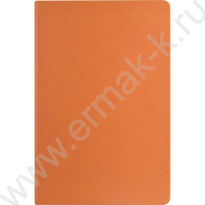 Ежедневник н/дат А5 136л Megapolis Color оранжевый,искус.кожа SOFT TOUCH,ляссе,линейка | Фото 2