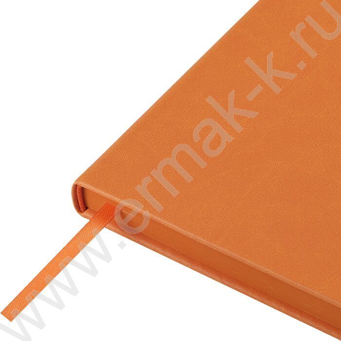 Ежедневник н/дат А5 136л Megapolis Color оранжевый,искус.кожа SOFT TOUCH,ляссе,линейка | Фото 7