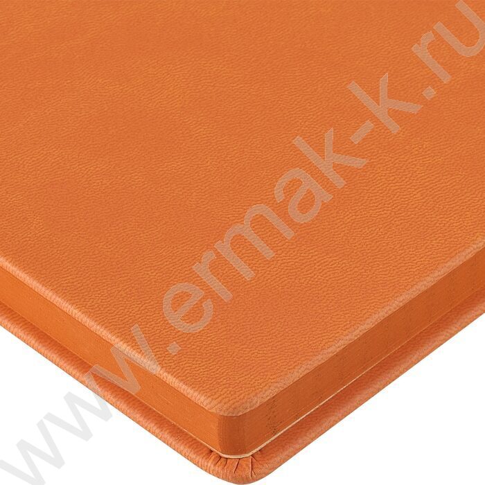 Ежедневник н/дат А5 136л Megapolis Color оранжевый,искус.кожа SOFT TOUCH,ляссе,линейка | Фото 8