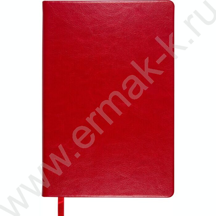 Ежедневник н/дат А5 136л Megapolis Nebraska красный,обрез блока:золотой,ляссе,линейка | Фото 2