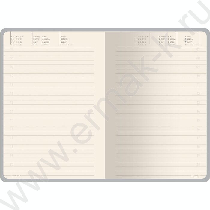 Ежедневник н/дат А5 136л Megapolis Nebraska красный,обрез блока:золотой,ляссе,линейка | Фото 3