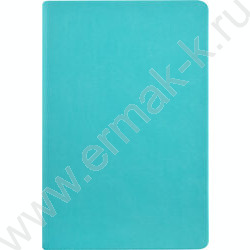 Ежедневник н/дат А5 136л Megapolis Color морская волна,искус.кожа SOFT TOUCH,ляссе,линейка NEW | Фото 2