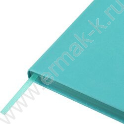 Ежедневник н/дат А5 136л Megapolis Color морская волна,искус.кожа SOFT TOUCH,ляссе,линейка NEW | Фото 7