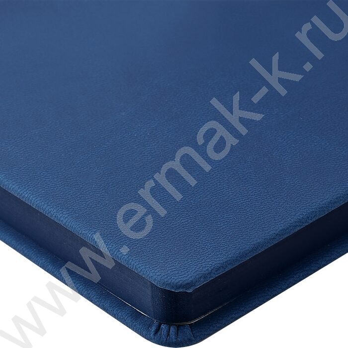 Ежедневник н/дат А5 136л Megapolis Color синий,искус.кожа SOFT TOUCH,ляссе,линейка | Фото 7