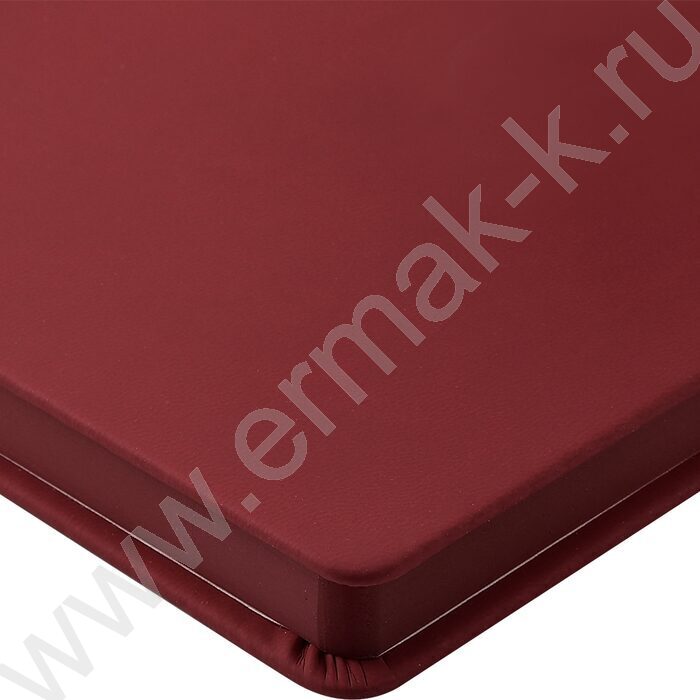 Ежедневник н/дат А5 136л Megapolis Color бордовый,искус.кожа SOFT TOUCH,ляссе,линейка | Фото 6