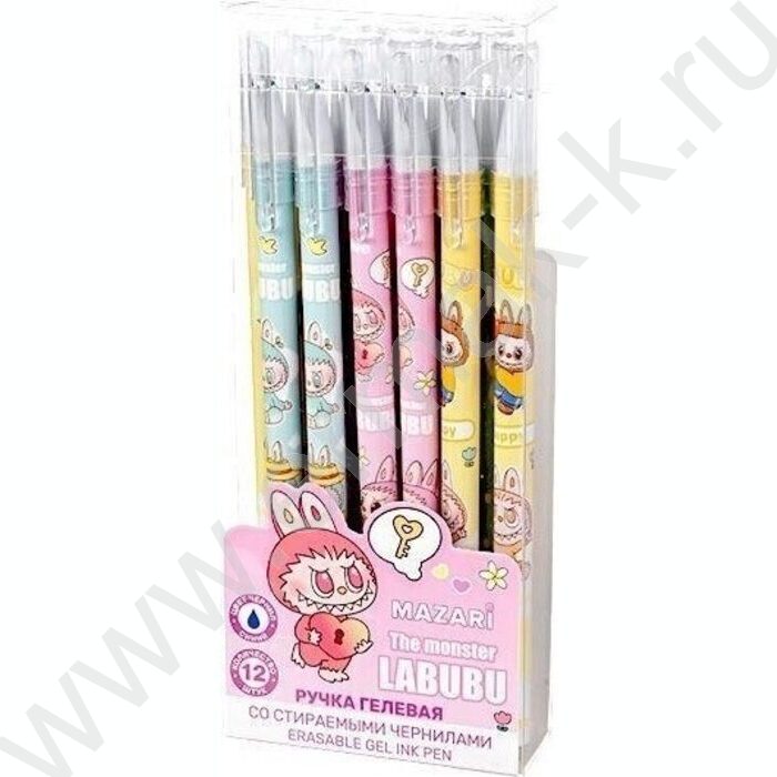 Ручка гелевая со стираемыми термочувств.чернилами синяя 0,38мм /игла,корпус пл.цв.,сменный стерж | Фото 2