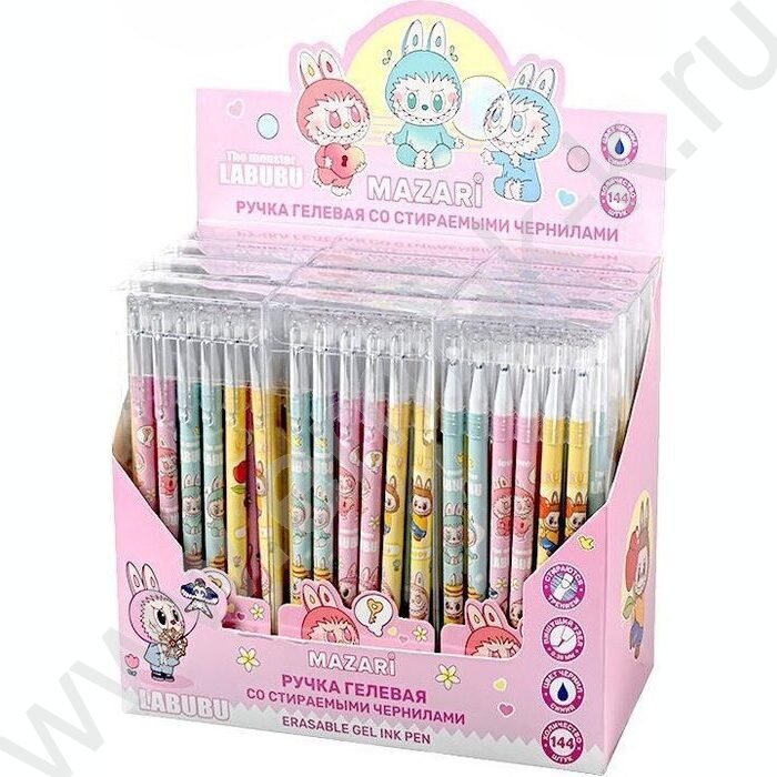 Ручка гелевая со стираемыми термочувств.чернилами синяя 0,38мм /игла,корпус пл.цв.,сменный стерж | Фото 3