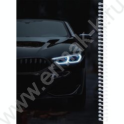 Зап. книжка  80л А5 спираль "Чёрный автомобиль-2" NEW | Фото 3