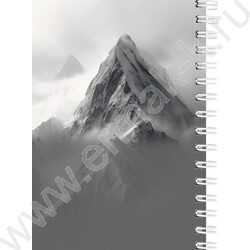 Зап. книжка  80л А6 спираль "Горные пейзажи и вдохновление" ассорти NEW | Фото 3