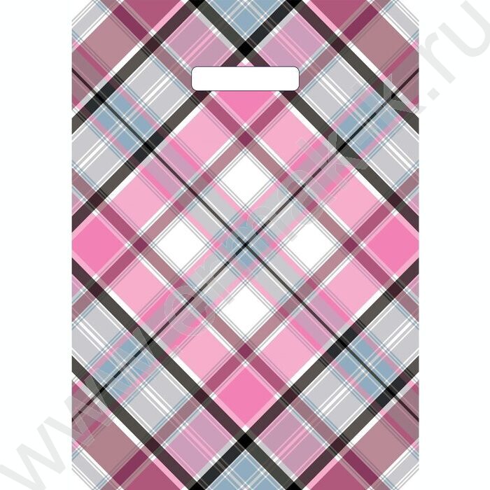 Пакет вырубной 29*40см Шотландка | Фото 1
