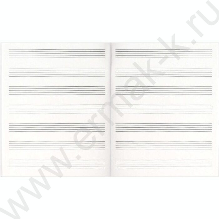 Тетрадь для нот 24л А5+ мл.классы "Музыкальная походка" расширенный нотный стан | Фото 4