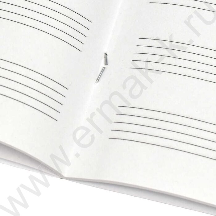 Тетрадь для нот 24л А5+ мл.классы "Кот-барабанщик" расширенный нотный стан | Фото 5