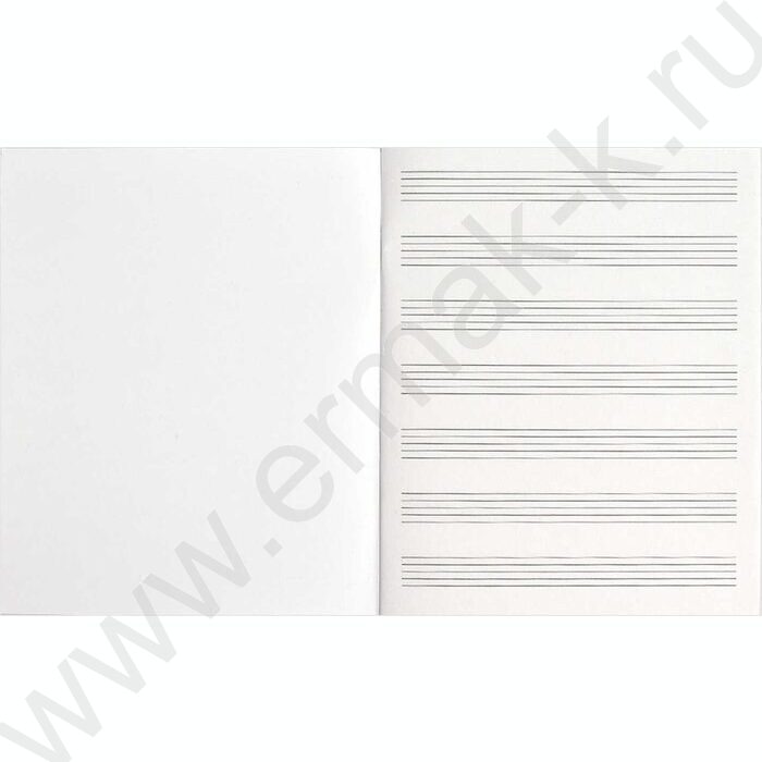 Тетрадь для нот 24л А5+ мл.классы "Гитарист" расширенный нотный стан | Фото 3