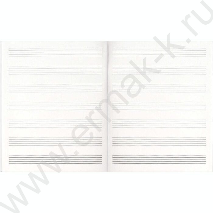 Тетрадь для нот 24л А5+ мл.классы "Гитарист" расширенный нотный стан | Фото 4