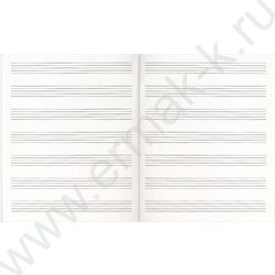 Тетрадь для нот 24л А5+ мл.классы "Зайка со скрипкой" расширенный нотный стан NEW | Фото 4